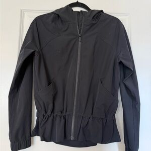 lululemon athletica Black Hooded Zip Jacket